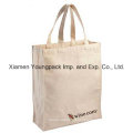 Eco-Friendly Reutilizável 100% Natural Cotton Canvas Portador Shopper Bag